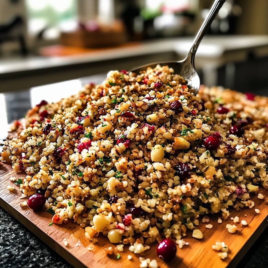Herbstlicher Getreidesalat mit Cranberries
