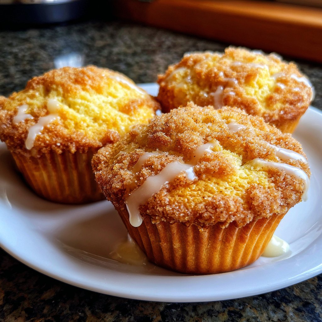 Vanillemuffins mit weicher Krume