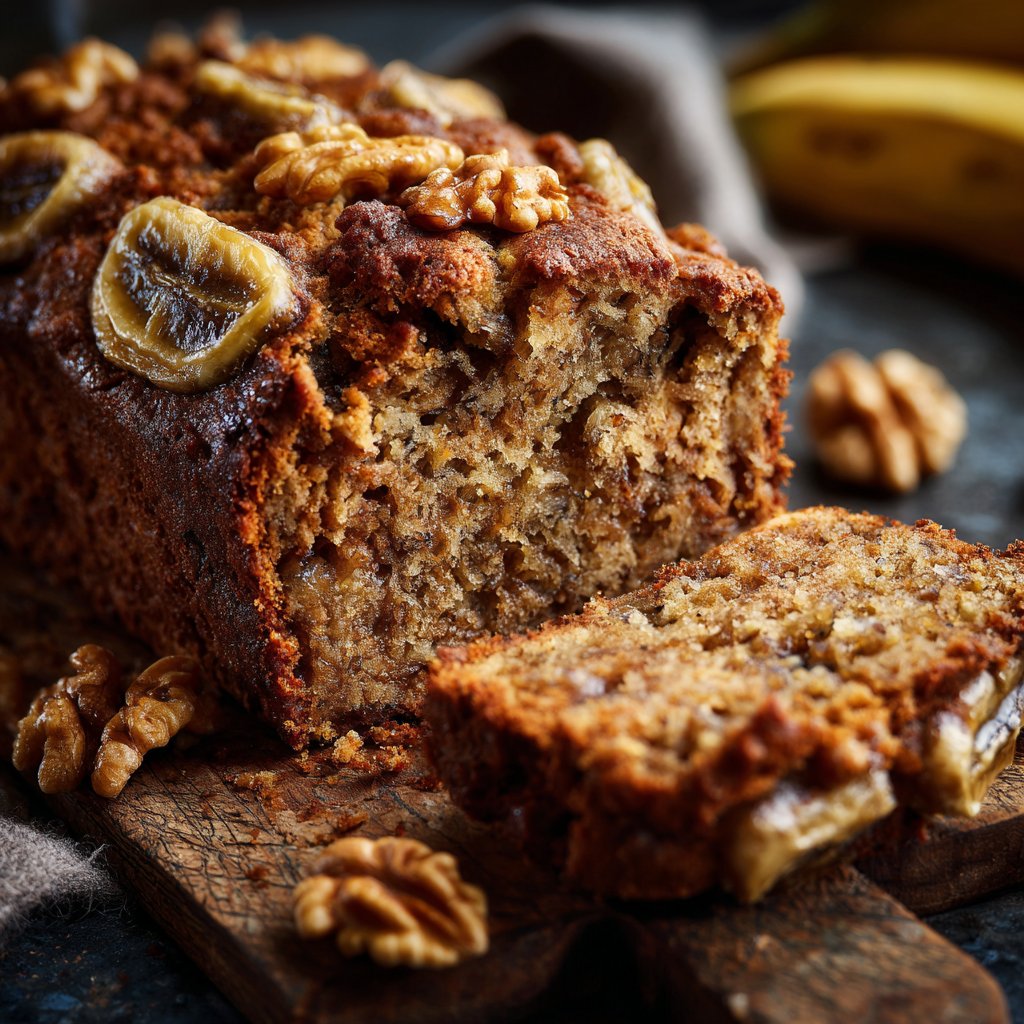 Klassisches Bananenbrot