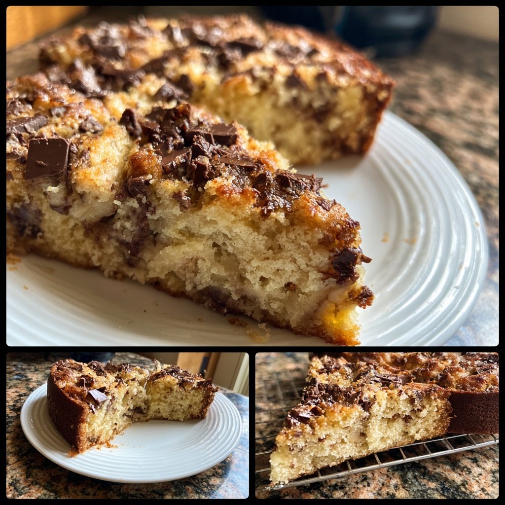 Bananenkuchen mit Schokostückchen