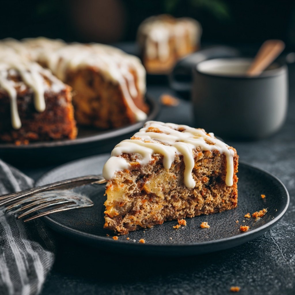 Karottenkuchen Mit Apfelstücken