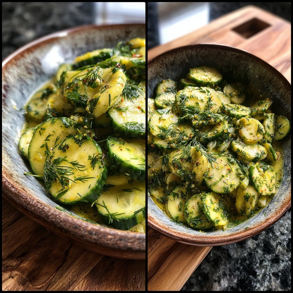 Gurkensalat Zum Grillen Mit Dill