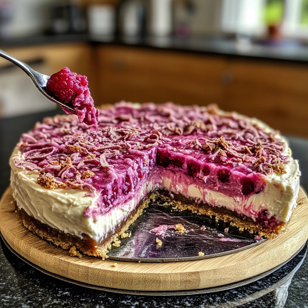 Himbeer-Cheesecake im Glas