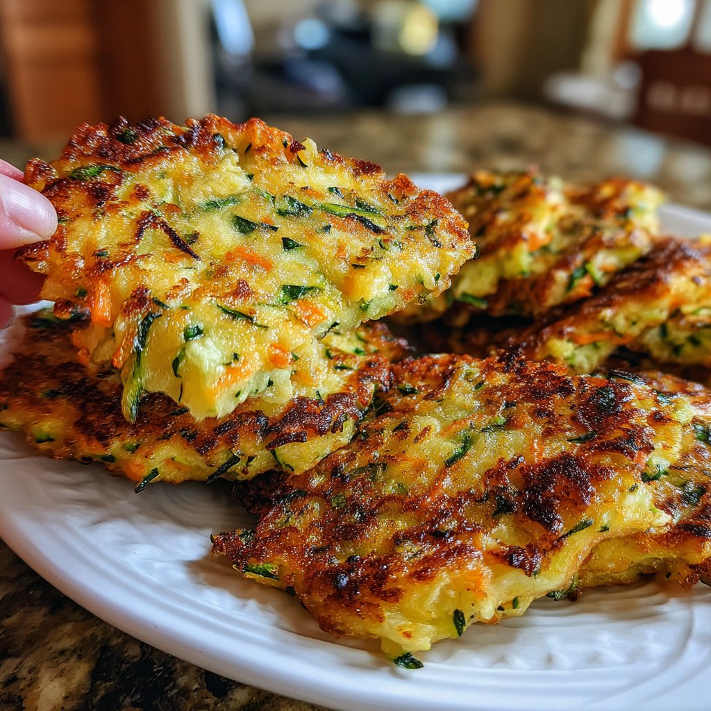Zucchini-Karotten-Puffer